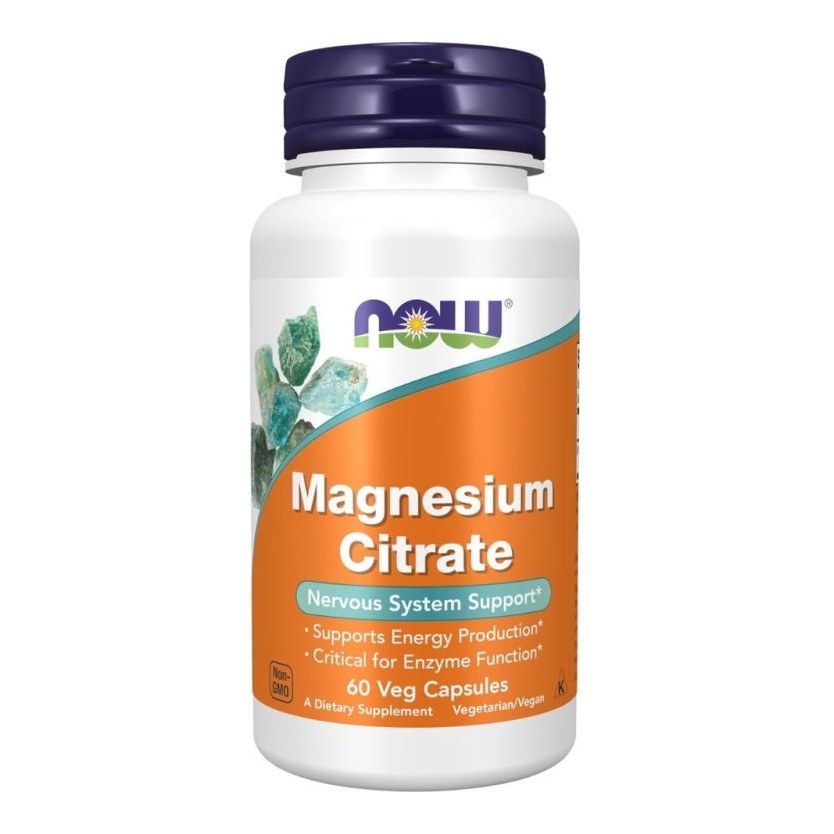 NOW MAGNESIUM CITRATE 400MG 60's(P1)