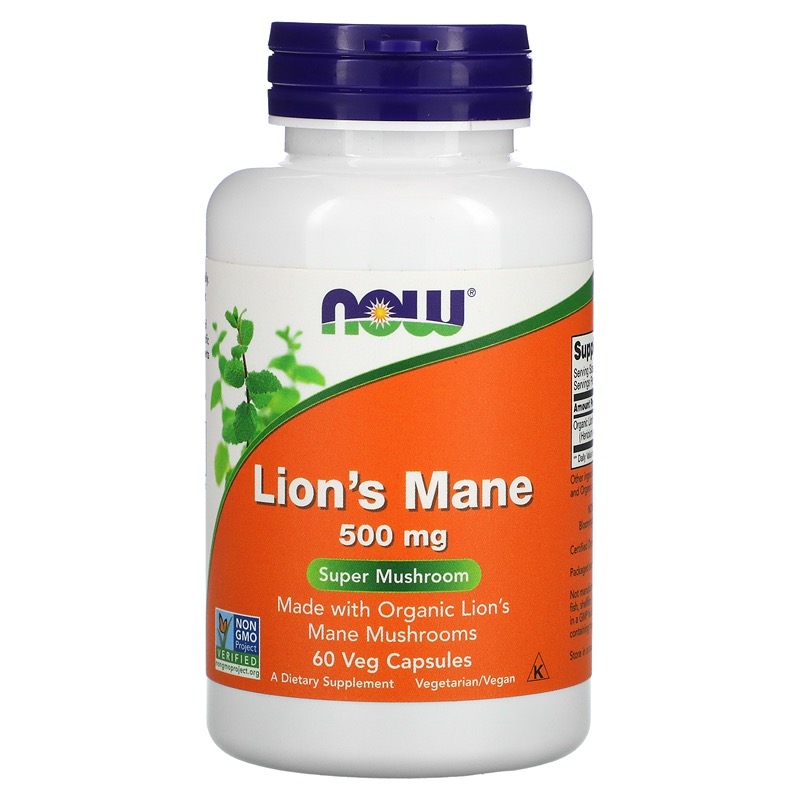 NOW LION'S MANE 500MG 60'S(P1)