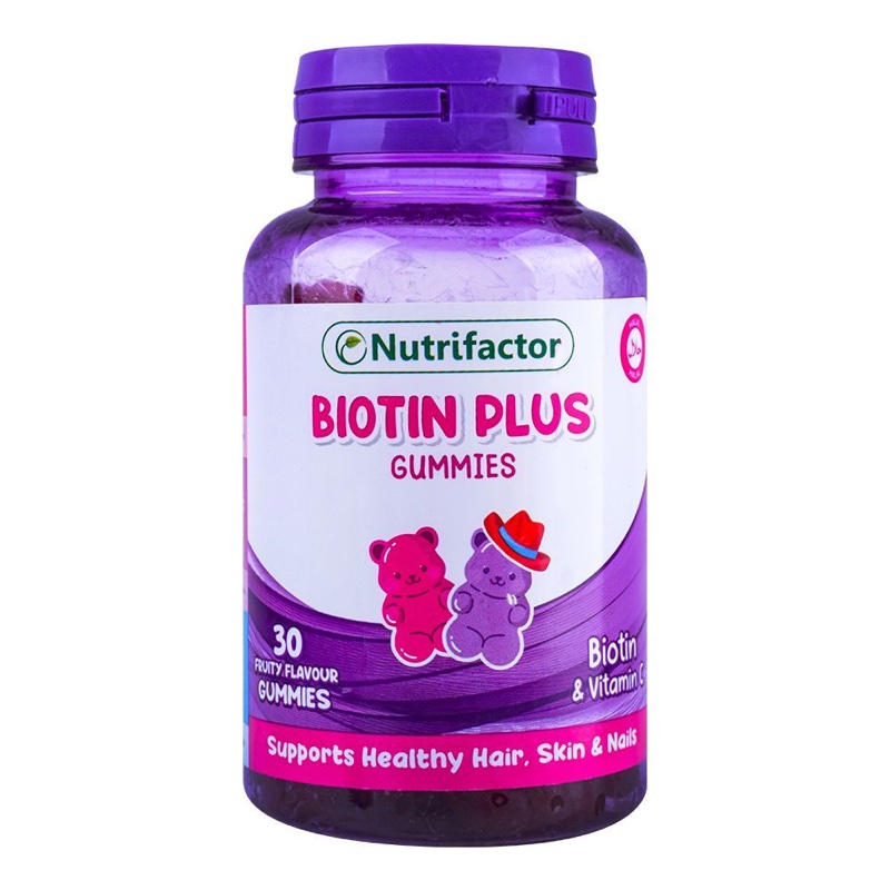 NUTRIFACTOR BIOTIN PLUS GUMMIES 30s(P1)
