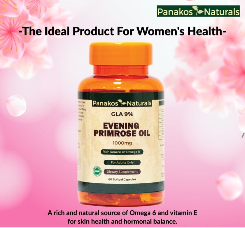 PANAKOS EVENING PRIMROSE OIL 1000MG 60S(P1)