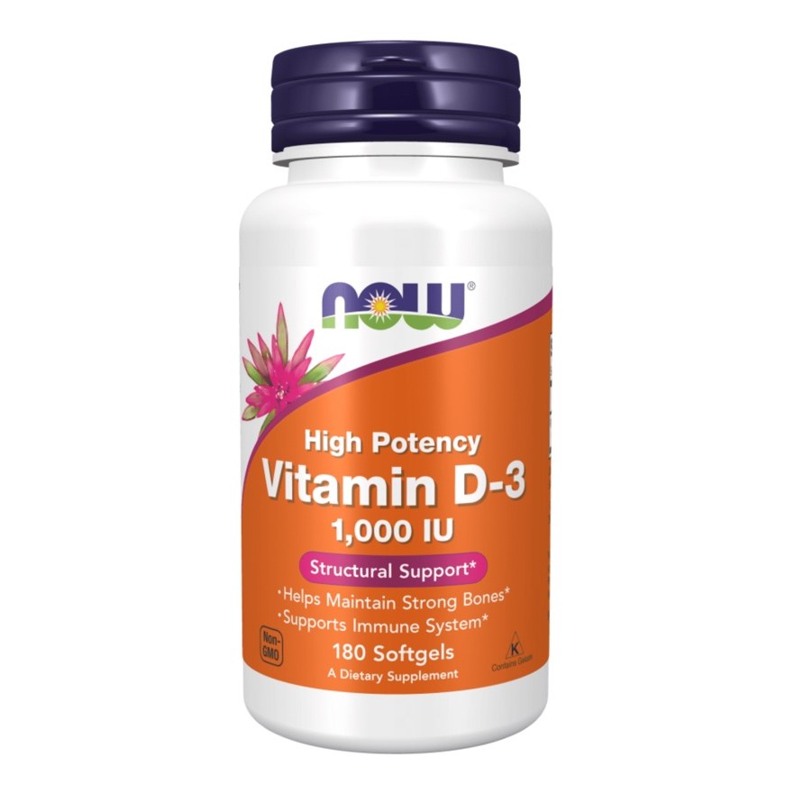 NOW VITAMIN D3 1000IU 180S(P1)