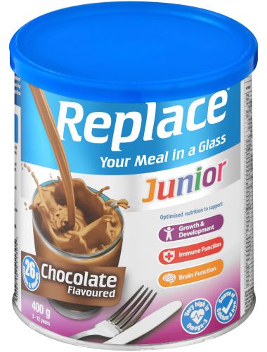 REPLACE JUNIOR CHOCOLATE 400G