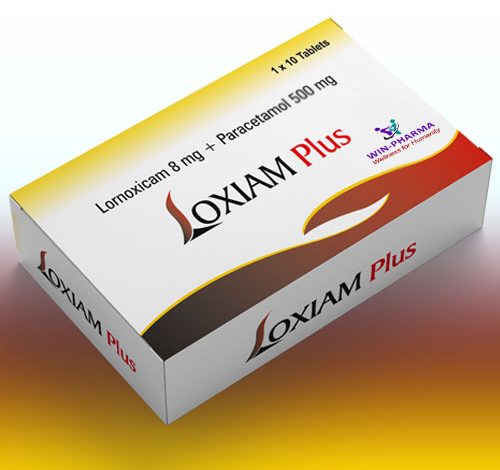 Loxiam Plus 8mg/500mg 10s