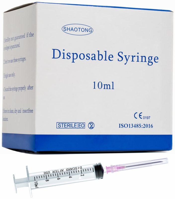 SYRINGES 10cc with needles 100S