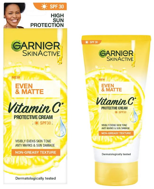 GARNIER VITAMIN C PROTECTIVE CREAM + SPF 30 50ML