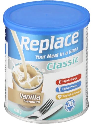 REPLACE CLASSIC VANILLA 400G