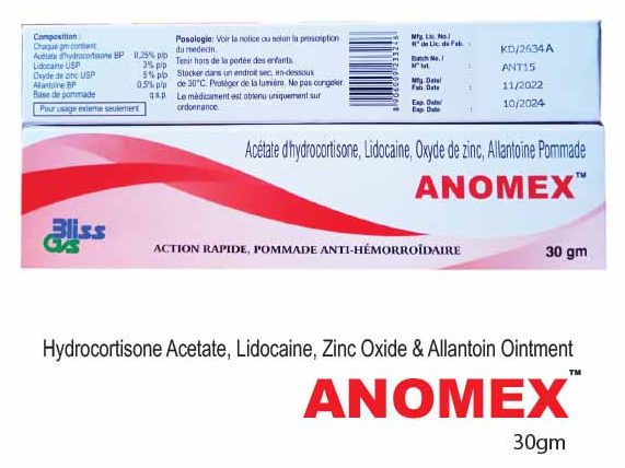 ANOMEX 30GM OINT