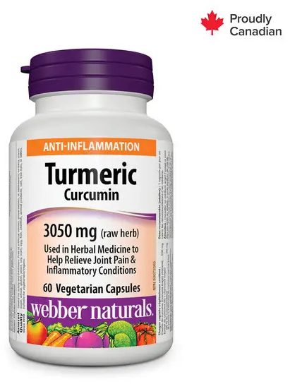 WEBBER NATURALS TURMERIC/CURCUMIN 60S(P1)