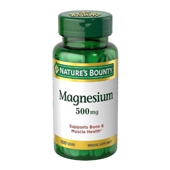 NATURES BOUNTY MAGNESIUM 500MG 100S(P1)