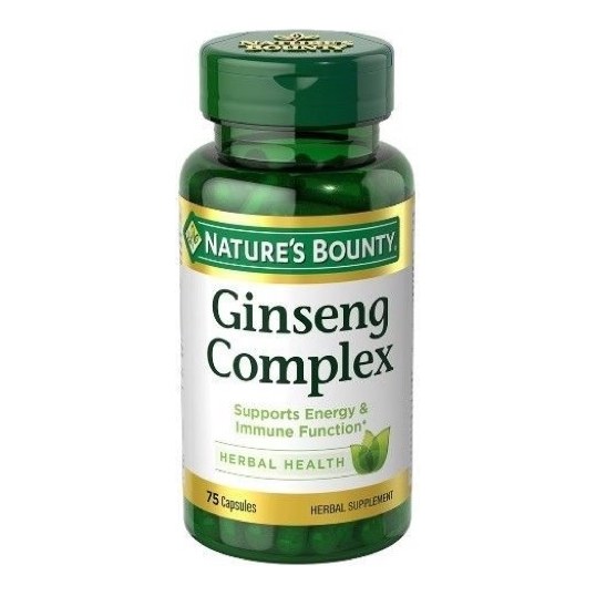 NATURES BOUNTY GINSENG COMPLEX 75'S(p1)