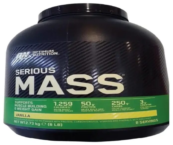 SERIOUS MASS 6LB (2.72KG) VANILLA