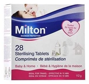 MILTON STERILISING TABLETS 28S