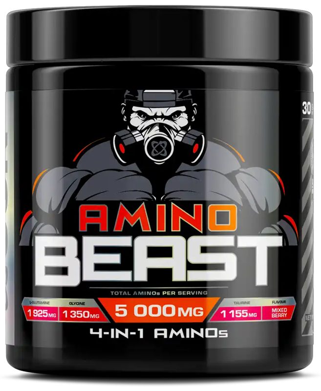 USN AMINO BEAST 192G 4-IN-1 AMINOS MIXED BERRY