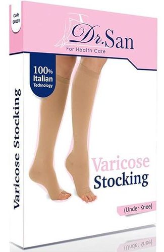 COMPRESSION STOCKING(XL)KNEE HIGH OPEN TOE