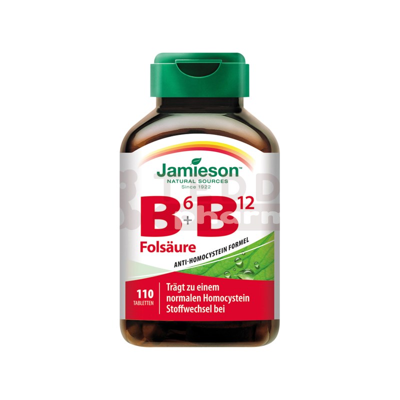 JAMIESON B6+B12 FOLIC ACID 110's(P1)