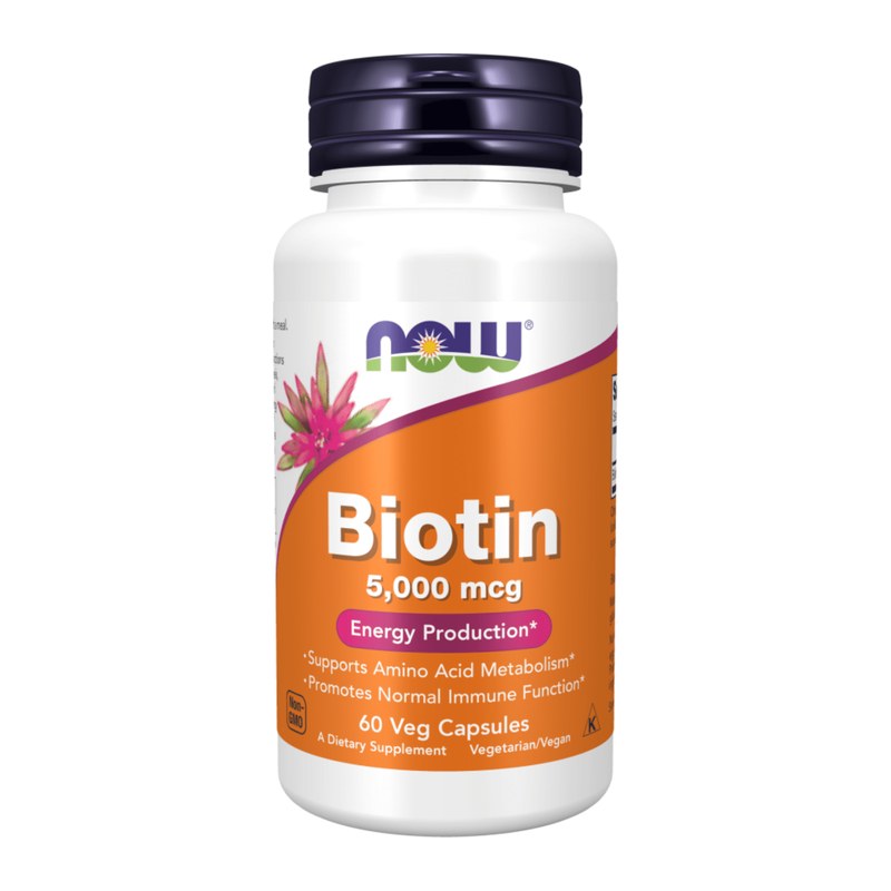 NOW BIOTIN 5000MCG 60's(P1)
