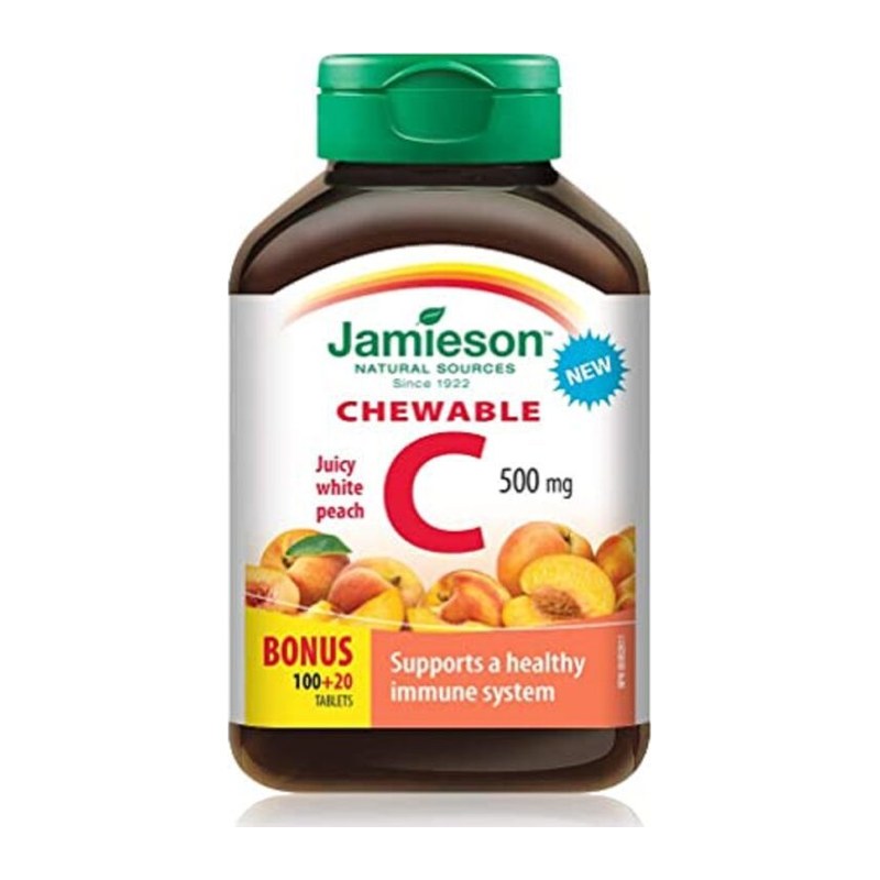JAMIESON VITAMIN C 500MG CHEWABLE 120'S (P1)