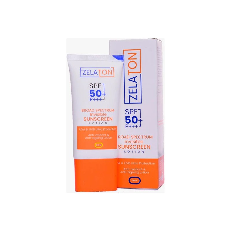 ZELATON SPF 50+BROAD SPECTRUM INVISIBLE SUNSCREEN