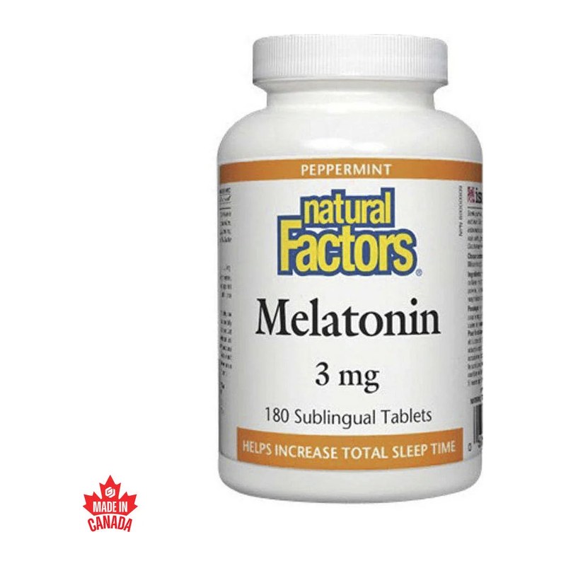 NATURAL FACTORS MELATONIN 3MG 90s