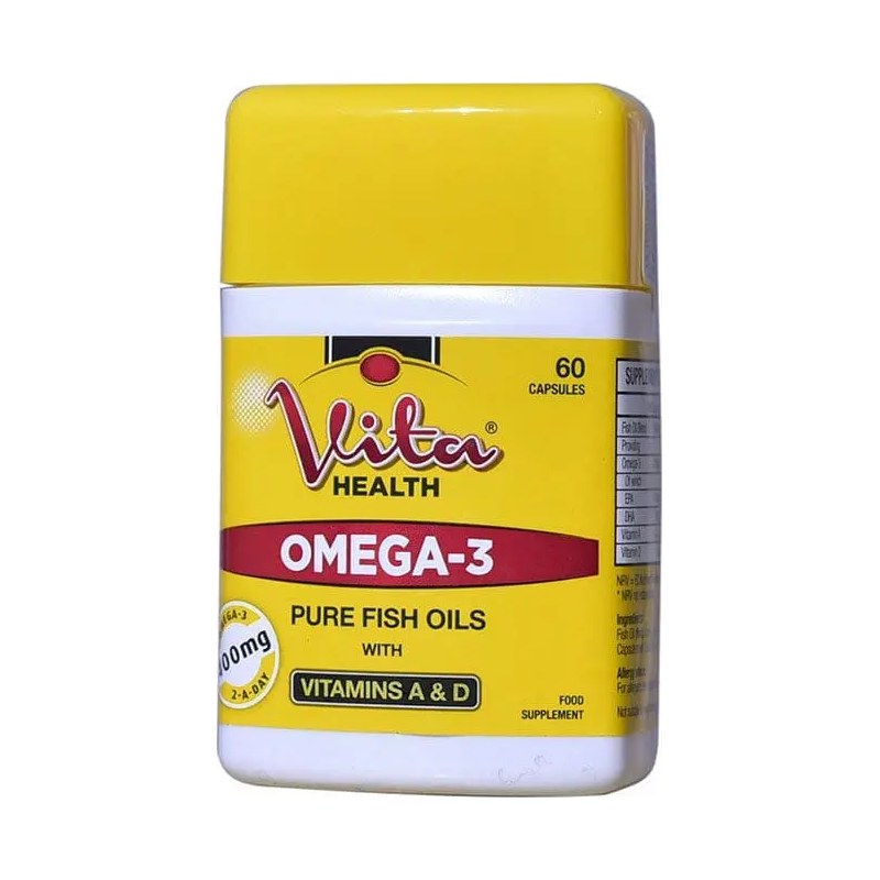 Vitahealth Omega-3 Pure Fish Oils 60S