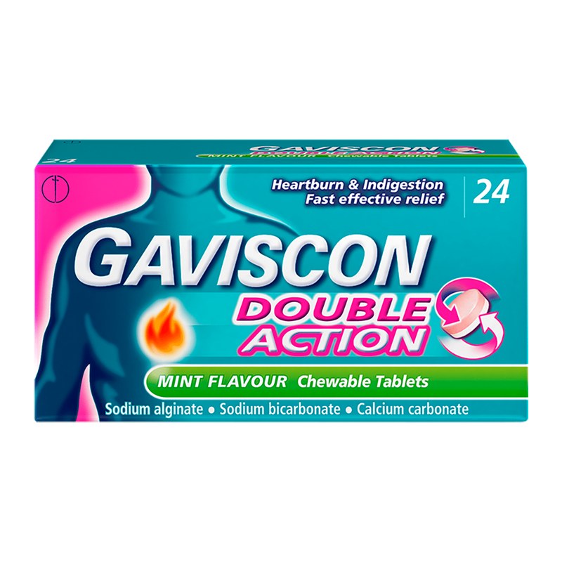 GAVISCON DOUBLE ACTION 24'S