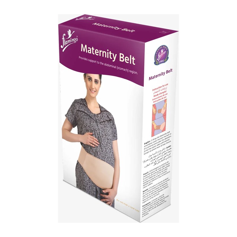 MATERNITY BELT L FLAMINGO