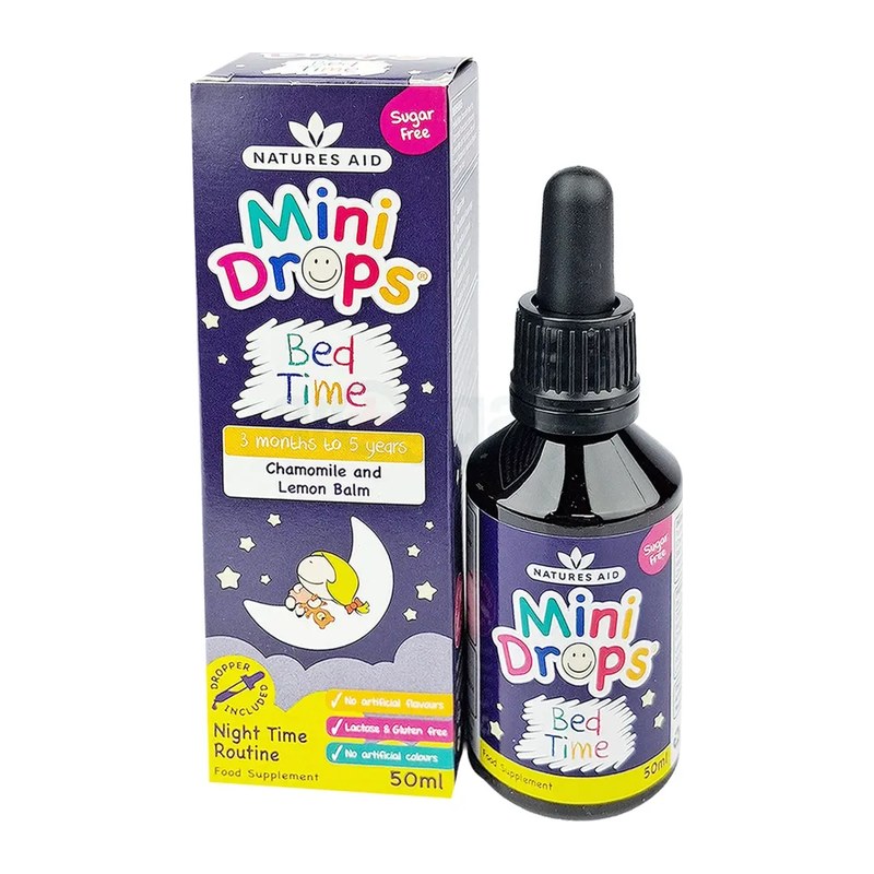 NATURES AID MINI DROPS BED TIME 50ML