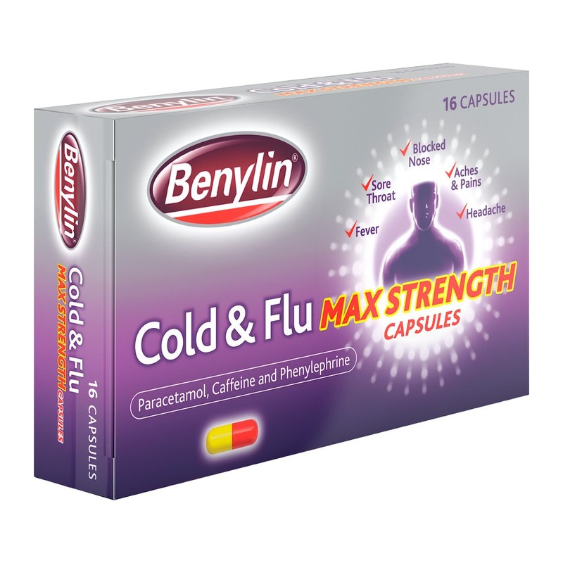 BENYLIN COLD AND FLU MAX STRENGTH 16S