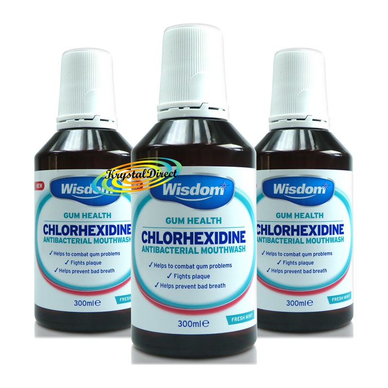 WISDOM CHLORHEXIDINE FRESH MINT 300ML