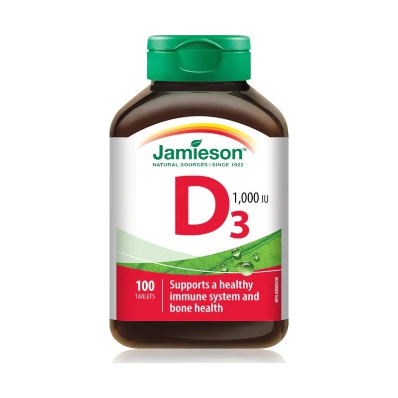 JAMIESON VITAMIN D3 1000 IU 100'S (P1)