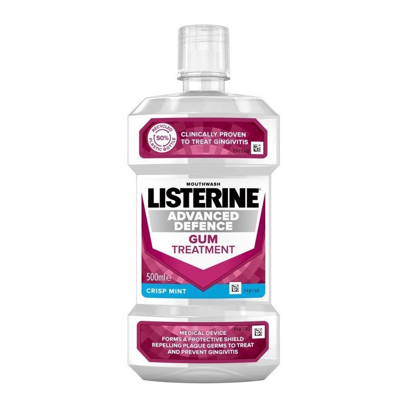LISTERINE ADVANCED DEFENCE GUM TREATMENT M/W 500ML