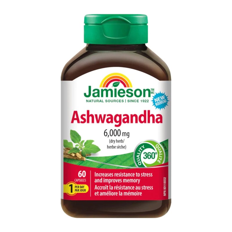JAMIESON ASHWAGANDHA CAPS 60S (P1)