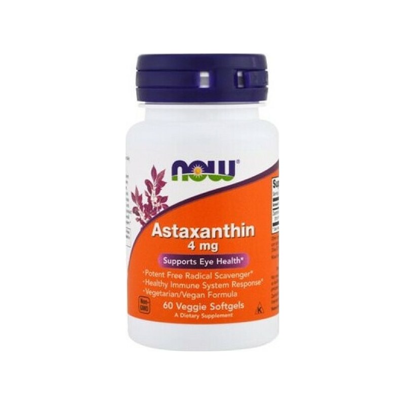 NOW ASTAXANTHIN 4MG 60'S(P1)