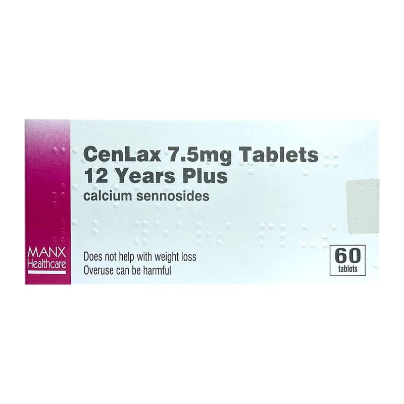 CENLAX 7.5MG TABS 60S 12YRS PLUS(SENOKOT)