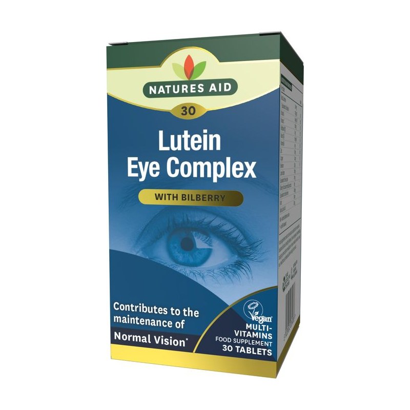 NATURES AID LUTEIN EYE COMPLEX WITH BILBERRY 90S(P1)