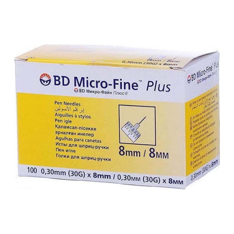 BD MICROFINE PEN NEEDLES 30G 8MM 100s